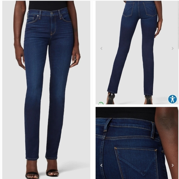 Hudson Nico Straight Jean Size 24 - Picture 1 of 16